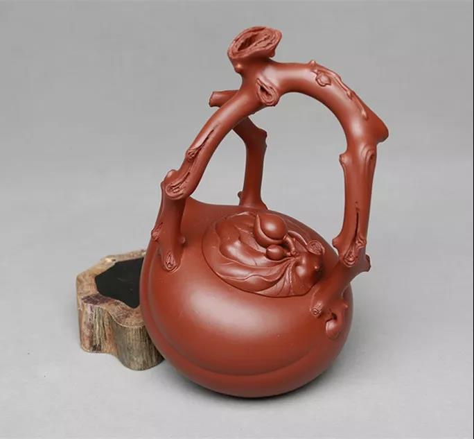 10種最美花器提梁壺，精美別致雕花紫砂壺!