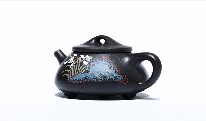 石瓢手工紫砂壺，精致典雅紫砂壺