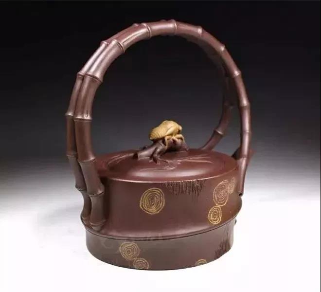 10種最美花器提梁壺，精美別致雕花紫砂壺!